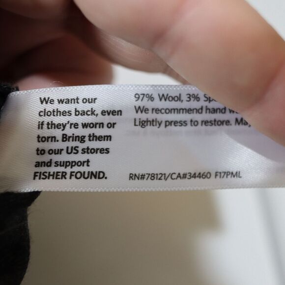 Eileen Fisher Plaid Pull On Wool Pants Medium - Picture 10 of 12